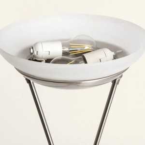https://discount-led.fr/gb/ Floor lamp with reading Ethan silver metal  121,30 €  97,04 €    C213893
