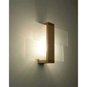 https://discount-led.fr/gb/ Wall lamp FENIKS 1 natural wood E27  62,40 €  49,92 €    SL.0077