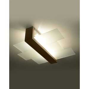 https://design-led.fr/fr/ Plafonnier FENIKS 2 bois naturel 2XE27 SL.0076 82,80 € 70,38 €