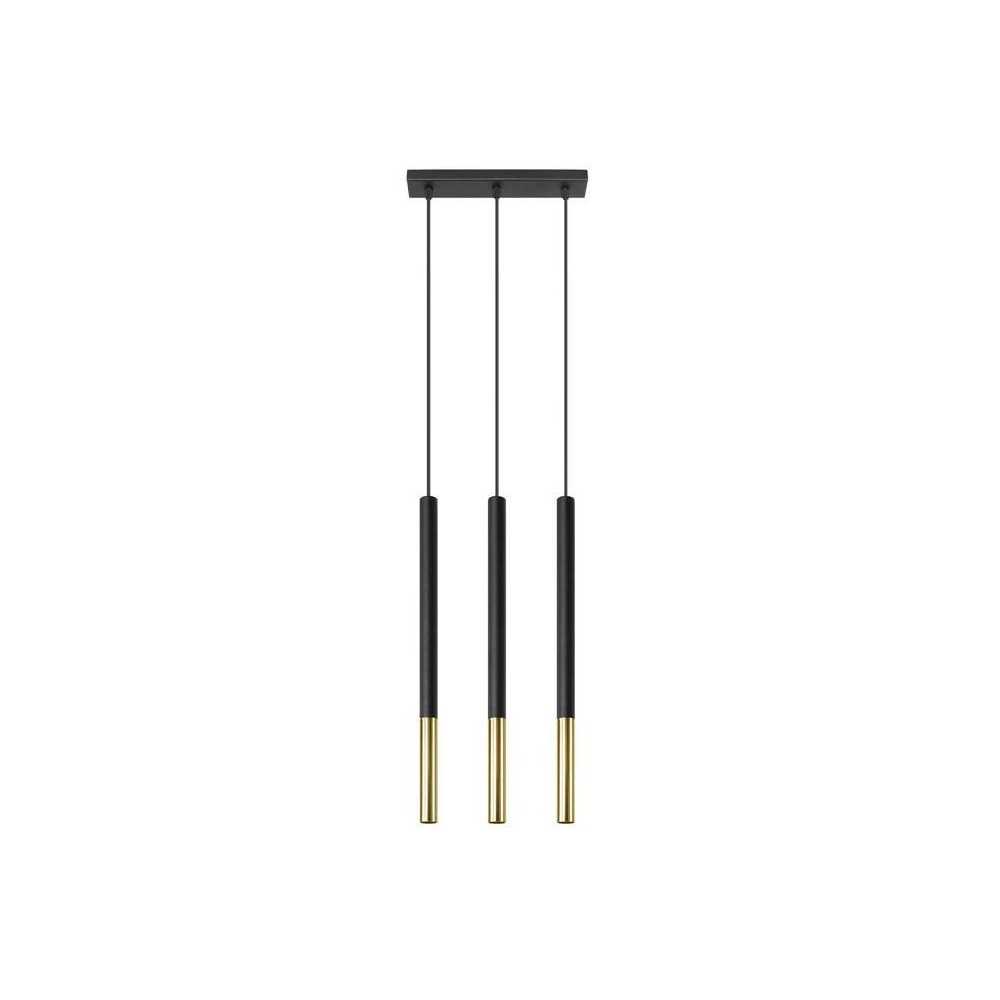 https://discount-led.fr/es/ MOZAICA Lámpara colgante 3L negro/oro 3xG9  97,70 €  78,16 €    SL.0892