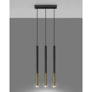 https://discount-led.fr/es/ MOZAICA Lámpara colgante 3L negro/oro 3xG9  97,70 €  78,16 €    SL.0892