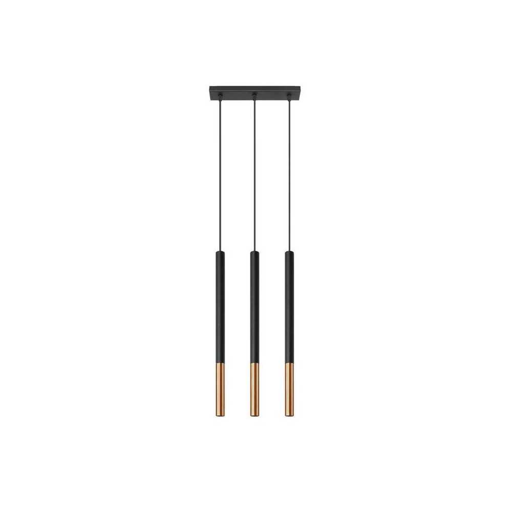 https://discount-led.fr/fr/ Lampe suspendue MOZAICA 3L noir/cuivre 3xG9  97,70 €  78,16 €    SL.0889