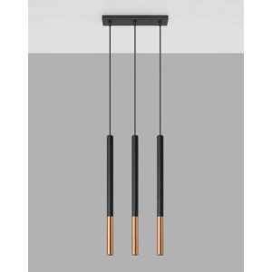 https://discount-led.fr/fr/ Lampe suspendue MOZAICA 3L noir/cuivre 3xG9  97,70 €  78,16 €    SL.0889