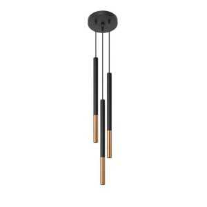 https://design-led.fr/fr/ Lampe suspendue MOZAICA 3P noir/cuivre 3xG9 SL.0890 117,20 € 99,62 €