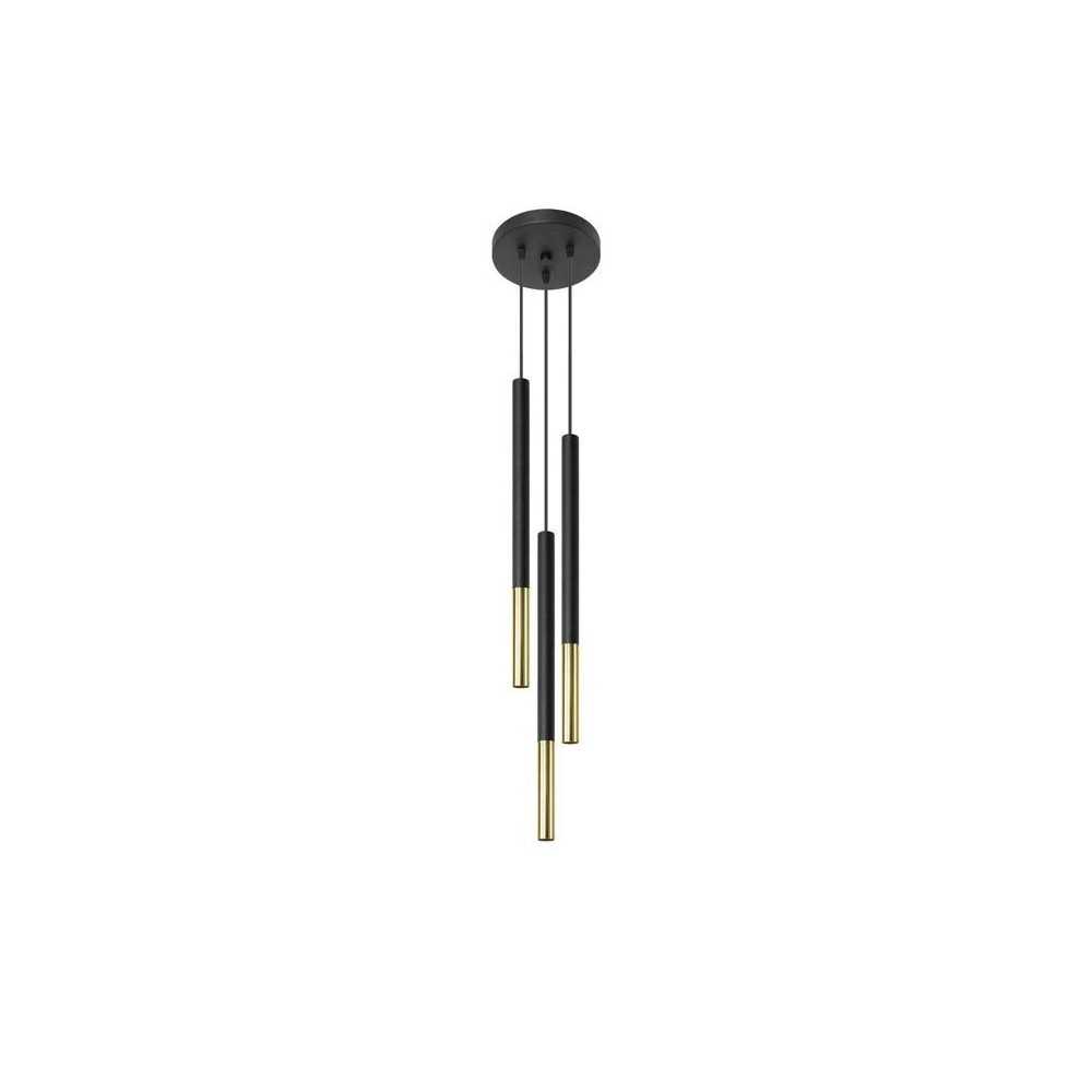 https://design-led.fr/fr/ Lampe suspendue MOZAICA 3P noir/doré 3xG9 SL.0893 117,20 € 99,62 €