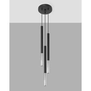 https://design-led.fr/es/ MOZAICA Lámpara colgante 3P negro/cromo 3xG9 SL.0887 117,20 € 99,62 €