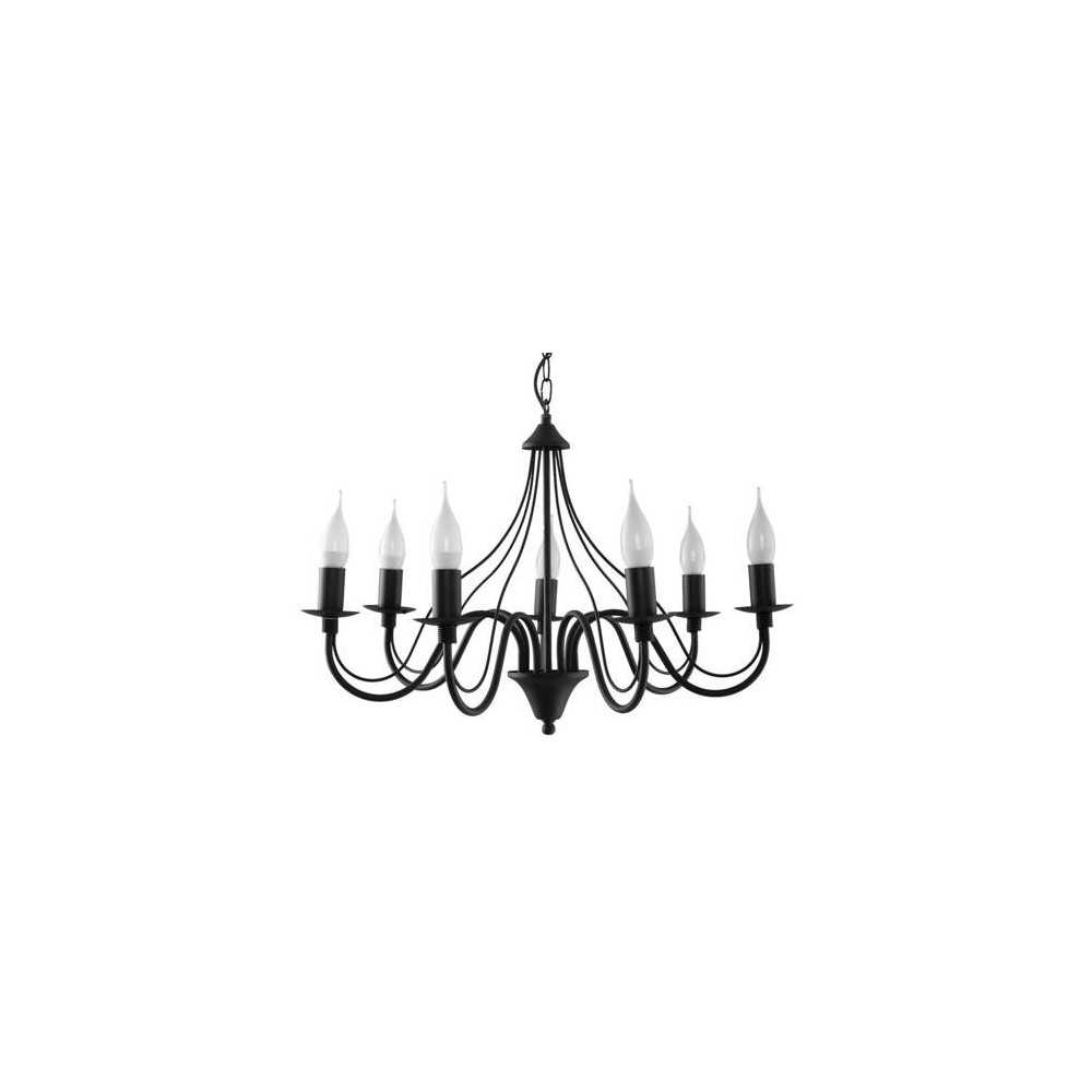 https://discount-led.fr/nl/ Kroonluchter MINERWA 7 zwart 7xE14  113,00 €  90,40 €    SL.0219