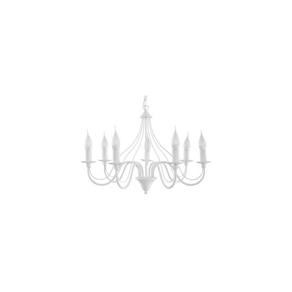 https://design-led.fr/fr/ Lustre MINERWA 7 blanc 7xE14 SL.0215 135,60 € 115,26 €