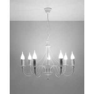 https://design-led.fr/pt/ Candelabro MINERWA 7 branco 7xE14 135,60 € 115,26 € SL.0215