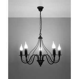 https://design-led.fr/it/ Lampadario MINERWA 5 nero 5xE14 99,40 € 84,49 € SL.0218