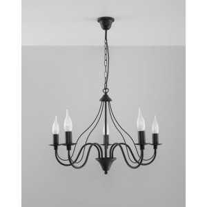 https://design-led.fr/it/ Lampadario MINERWA 5 nero 5xE14 99,40 € 84,49 € SL.0218