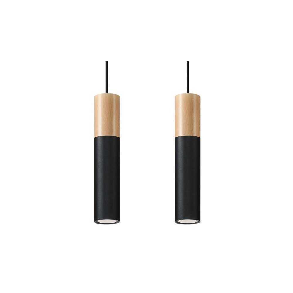 https://design-led.fr/fr/ Lampe pendante PABLO 2 noir 2xGU10 SL.0633 106,50 € 90,53 €