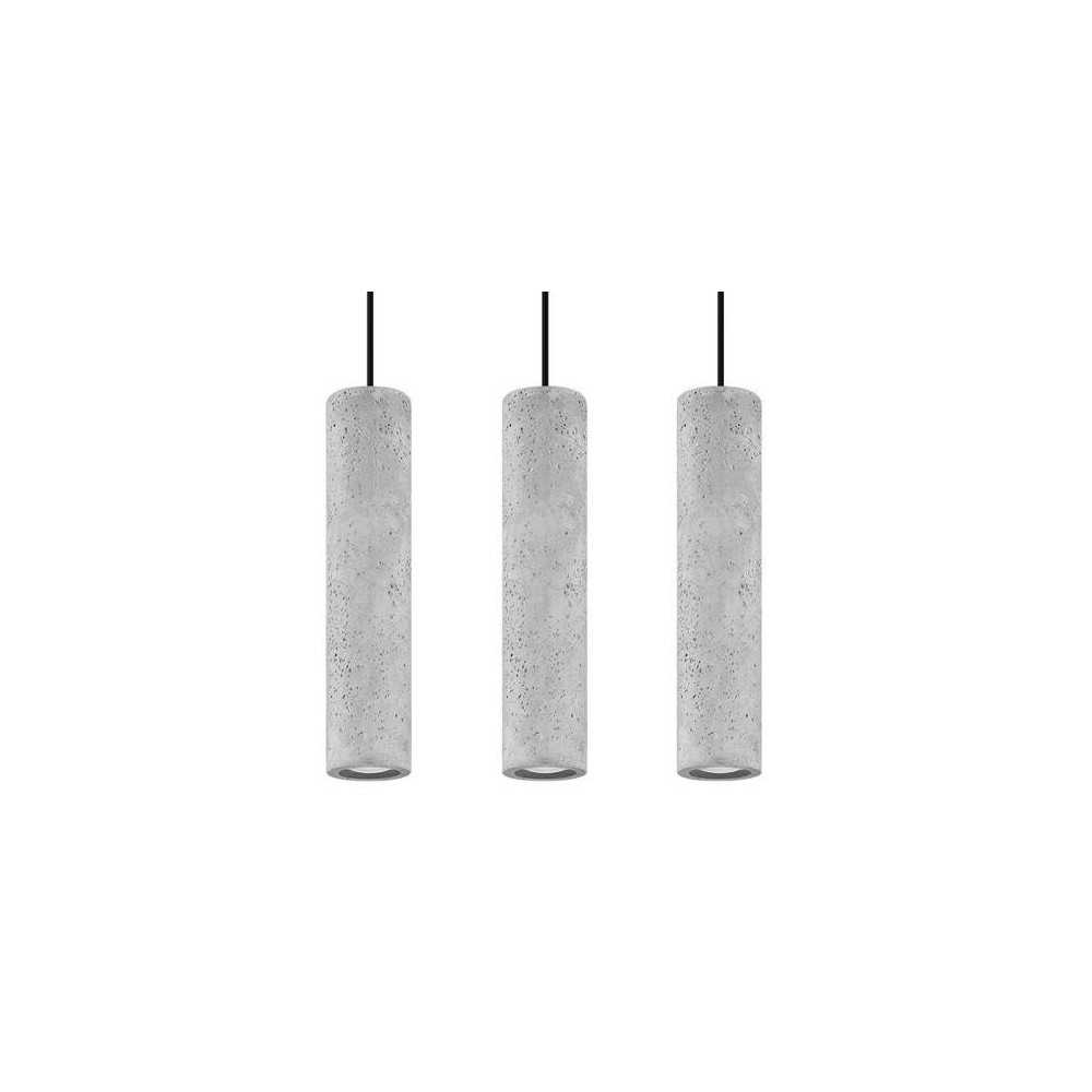 https://discount-led.fr/de/ Hängeleuchte LUVO 3L Beton 3xGU10  138,00 €  110,40 €    SL.0655