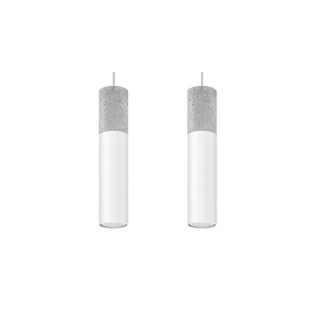 https://discount-led.fr/nl/ BORGIO 2L wit betonnen hanglamp 2xGU10  94,50 €  75,60 €    SL.0648