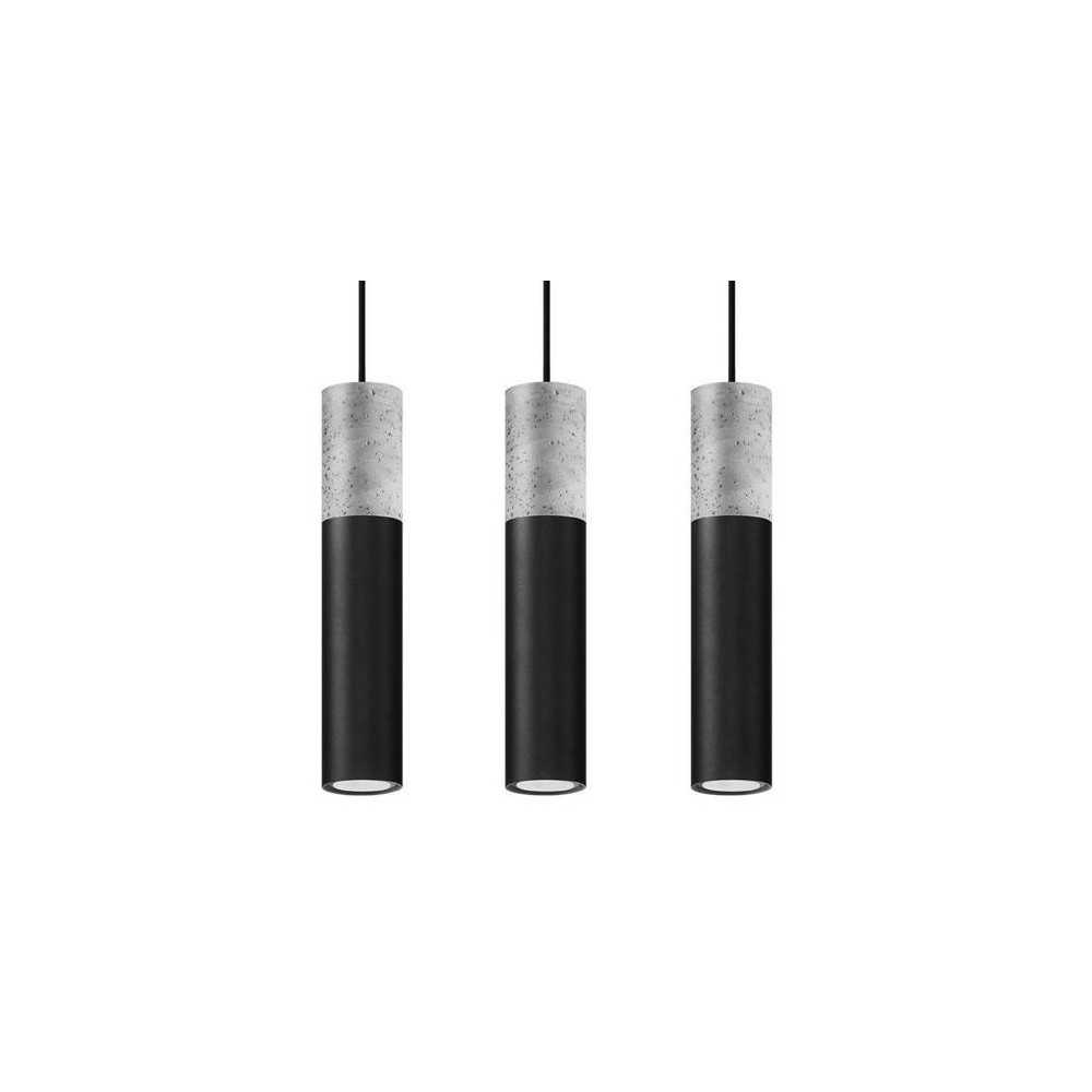 https://discount-led.fr/nl/ BORGIO 3L zwarte betonnen hanglamp 3xGU10  137,30 €  109,84 €    SL.0652