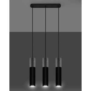 https://design-led.fr/es/ BORGIO 3L lámpara colgante de hormigón negro 3xGU10 164,70 € 140,00 € SL.0652