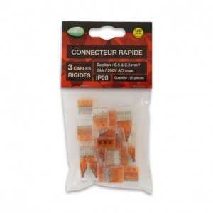 https://design-led.fr/fr/ Connecteur automatique 3 câbles rigide 450V 32A pack x20 72220 4,70 € 3,29 € -30% 72220
