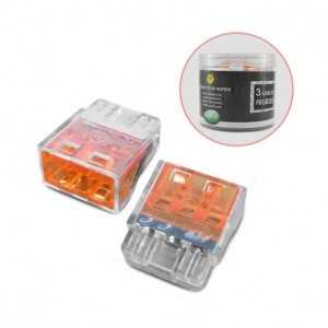 https://design-led.fr/nl/ 3-draads starre connector 100st 24A 250V max 23,40 € 19,89 € 72230