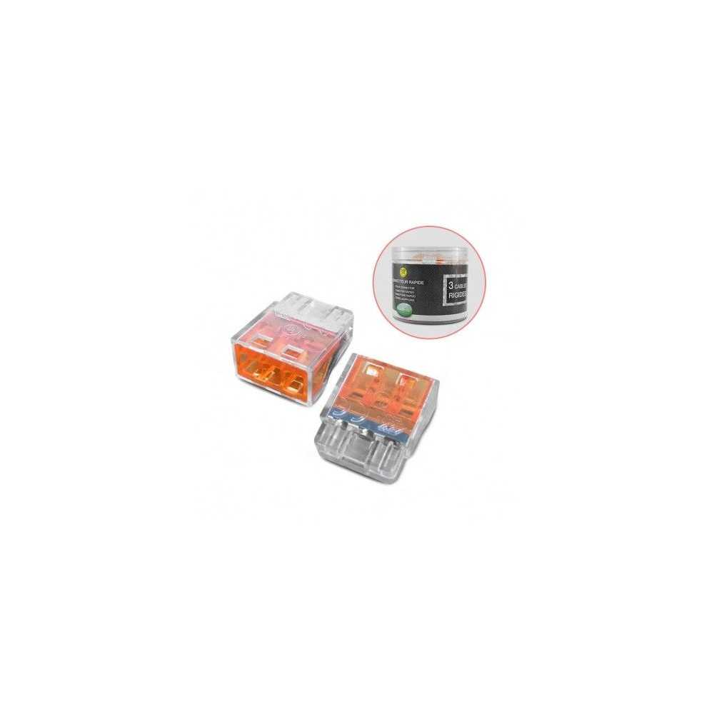 https://design-led.fr/it/ Connettori rapidi rigidi a 3 fili 100 pz 24A 250V max 23,40 € 19,89 € 72230