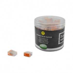 https://design-led.fr/it/ Connettori rapidi rigidi a 3 fili 100 pz 24A 250V max 23,40 € 19,89 € 72230