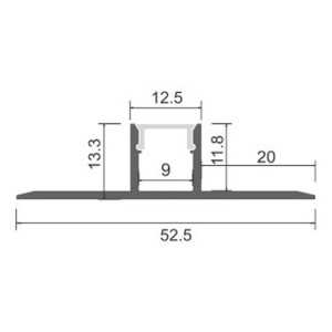 https://design-led.fr/es/ Perfil de aluminio Orer de 2 metros 20,70 € 17,60 € LM3861