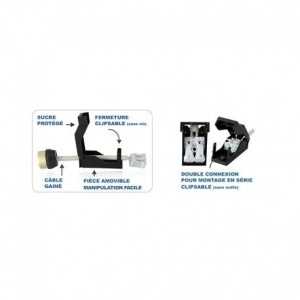 https://design-led.fr/it/ Portalampada in ceramica GU10, connessione automatica con cavo 2,50 € 2,12 € 73992