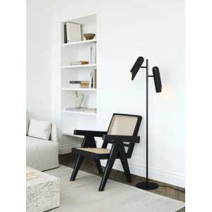 https://design-led.fr/fr/ Rochelle Lampadaire Noir 2xGU10 2320314003 239,00 € 203,15 €