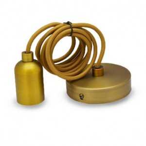 https://design-led.fr/fr/ Suspension métal E27, cylindre rond mat marron bronze, & câble de 2ml 5013 22,10 € 15,47 € -30%