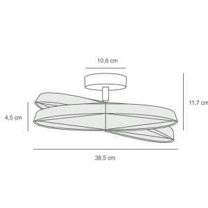 https://design-led.fr/fr/ Kaito Pro 40 Plafonnier Noir 26W 3000k dimmable 2320556003 249,95 € 212,46 €