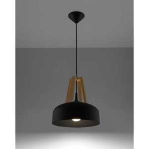 https://design-led.fr/fr/ Lampe pendante CASCO noir/bois naturel E27 SL.0390 88,60 € 75,31 €