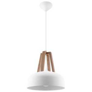 https://design-led.fr/fr/ Lampe pendante CASCO blanc/bois naturel E27 SL.0388 88,60 € 75,31 €