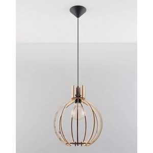 https://design-led.fr/fr/ Lampe pendante ARANCIA en bois naturel E27 SL.0391 40,40 € 34,34 €