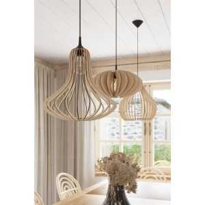 https://discount-led.fr/pt/ Candeeiro suspenso de madeira ELZA E27  99,60 €  79,68 €    SL.0641