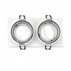 https://design-led.fr/fr/ Support de spot rond double blanc Orientable 175 x 93mm 7717 19,00 € 16,15 €