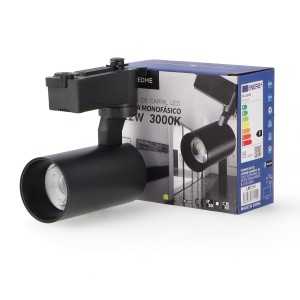 https://design-led.fr/fr/ Spot Led Sur Rail 12W Noir Berna Monophasé 4500K LM3109 14,80 € 12,58 € LM3109