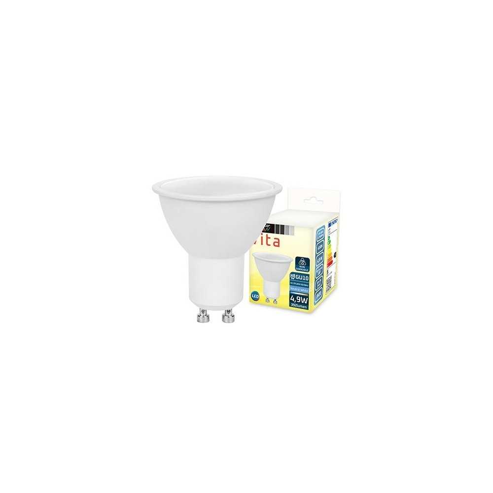 https://discount-led.fr/pt/ Lâmpada LED Vita GU10 4.9W 4000K SMD 2835 230V  2,00 €  1,60 €    3191