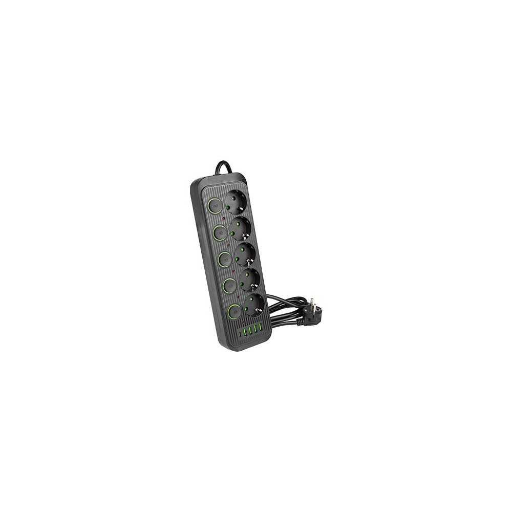 https://design-led.fr/it/ Prolunga nera Modi 5x230V + 5 x interruttori USB 25,50 € 21,68 € 6589