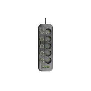 https://design-led.fr/it/ Prolunga nera Modi 5x230V + 5 x interruttori USB 25,50 € 21,68 € 6589