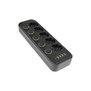 https://design-led.fr/it/ Prolunga nera Modi 5x230V + 5 x interruttori USB 25,50 € 21,68 € 6589
