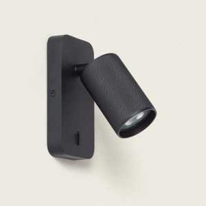https://design-led.fr/gb/ Breixo Aluminium wall light with switch 1xGU10 Black 30,00 € 25,50 € C234807