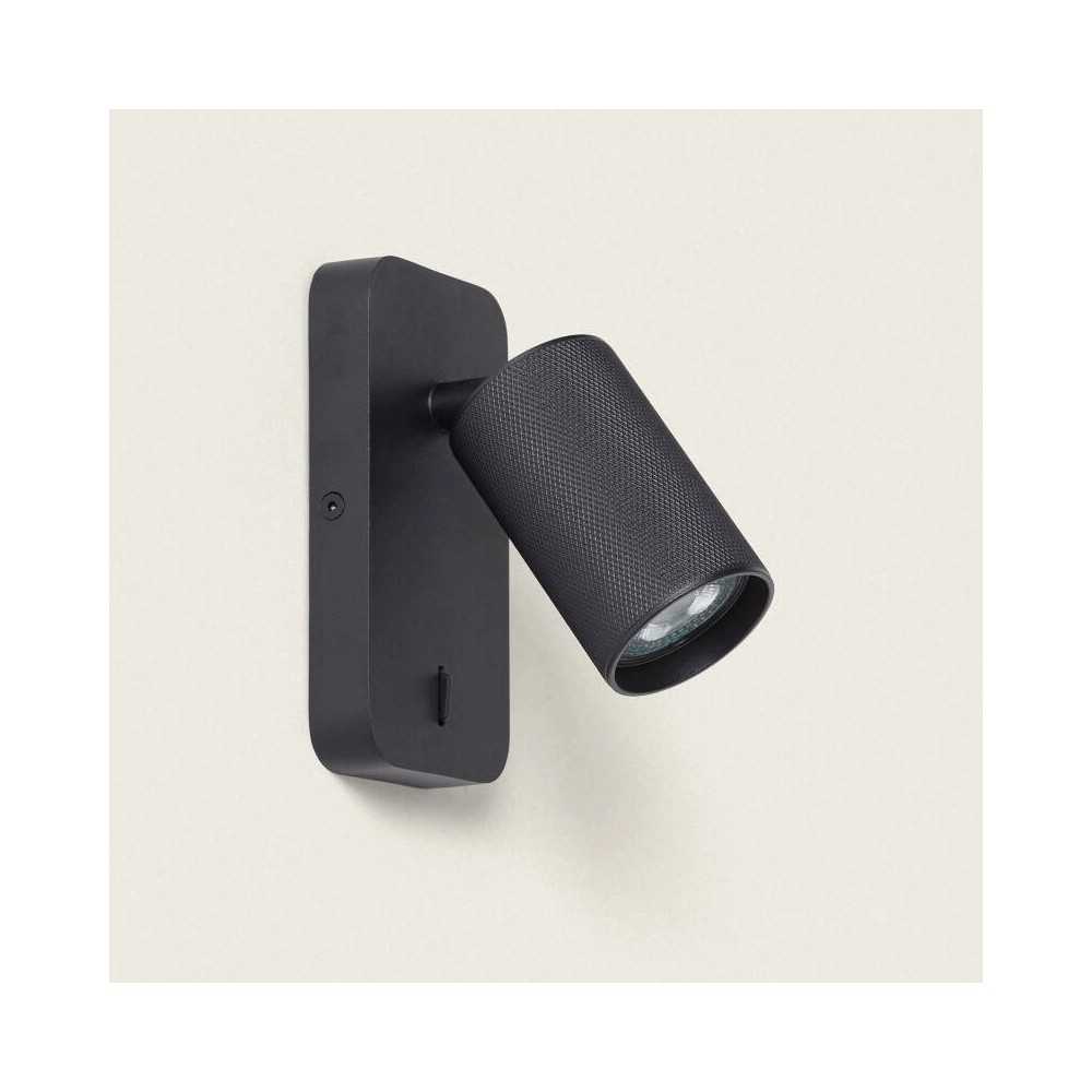 https://discount-led.fr/es/ Breixo Aplique de aluminio con interruptor 1xGU10 Negro  30,00 €  24,00 €    C234807