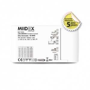 https://design-led.fr/nl/ LED Driver 13-36W, 3-66VDC, dimbaar DALI / PUSH / 0-10V 72,50 € 61,63 € 7547