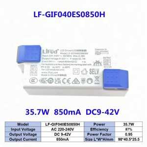 https://design-led.fr/fr/ Driver LIFUD 35.7 W / 9-42 VDC / 850 mA A2604 29,00 € 24,65 € A2604