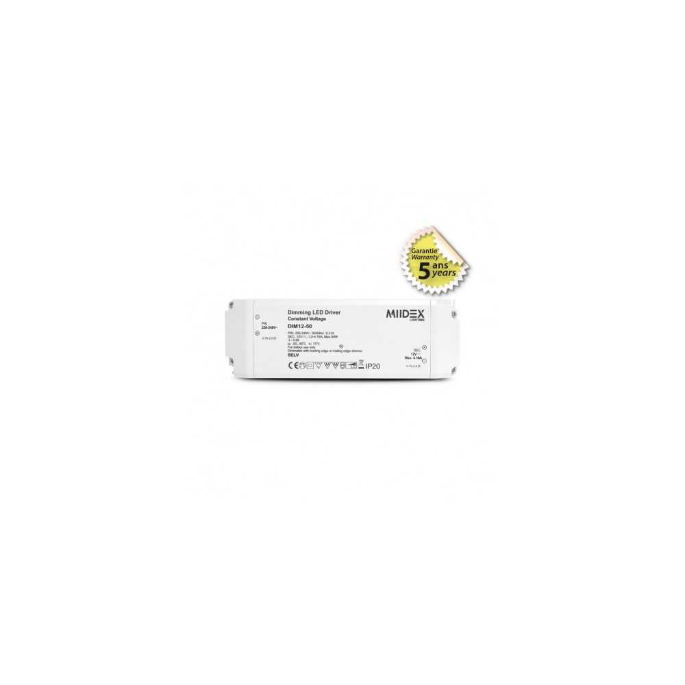 https://discount-led.fr/it/ Alimentazione LED 12V DC 4,16A 50W dimmerabile a interruzione di fase  58,00 €  46,40 €    100179