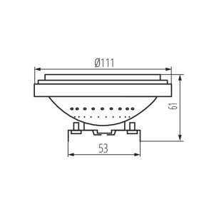 https://discount-led.fr/de/ LED-Glühbirne QR G53 AR111 13W 2700K  21,00 €  16,80 €    35252