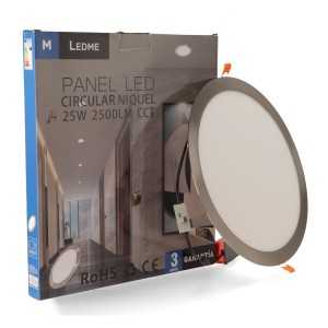 https://design-led.fr/fr/ Dalle LED Ronde Extra-Plate 25W Nickel CCT Ø 295 mm LM5523 22,90 € 19,46 €