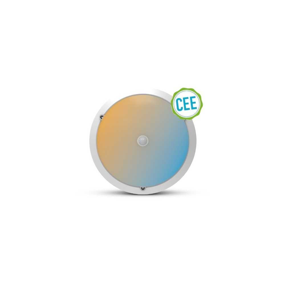 https://discount-led.fr/pt/ Candeeiro de teto LED branco e sensor IR Ø300 15W RONDO CCT IP65  65,00 €  52,00 €    100636