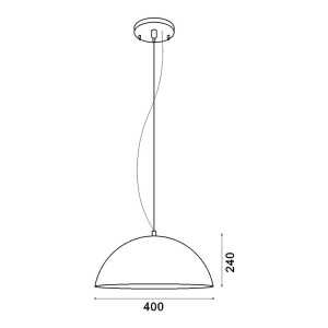 https://design-led.fr/gb/ Pople Vintage suspension lamp matt black / gold LM8077 52,00 € 44,20 €