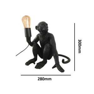 https://design-led.fr/pt/ Candeeiro de resina com design de macaco - E27 84,30 € 71,66 € L4032-MS