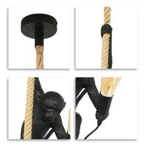 https://discount-led.fr/it/ Lampada a sospensione in resina Monkey design E27  72,50 €  58,00 €    L4032-C